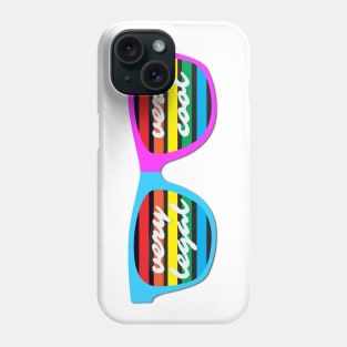 Very Legal & Very Cool - 80s Rainbow Sunglasses Phone Case