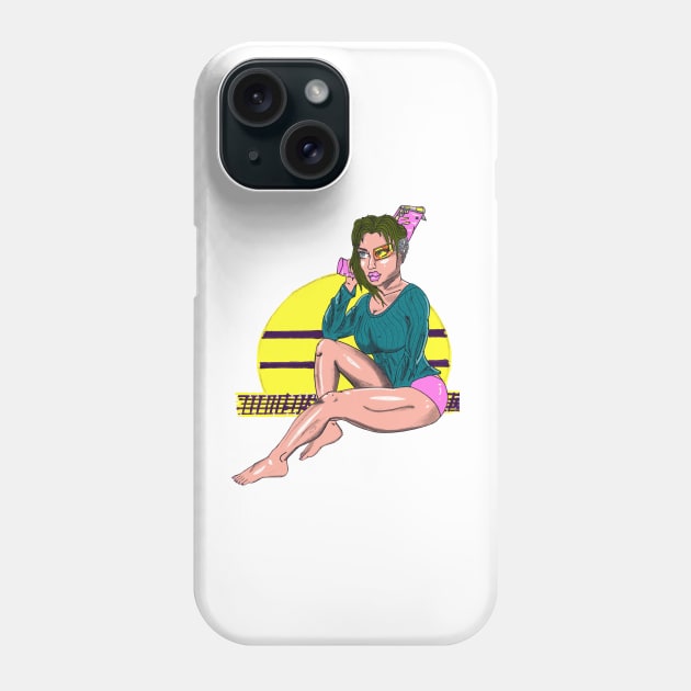 Thick Cyberpunk Girl Phone Case by FilMate