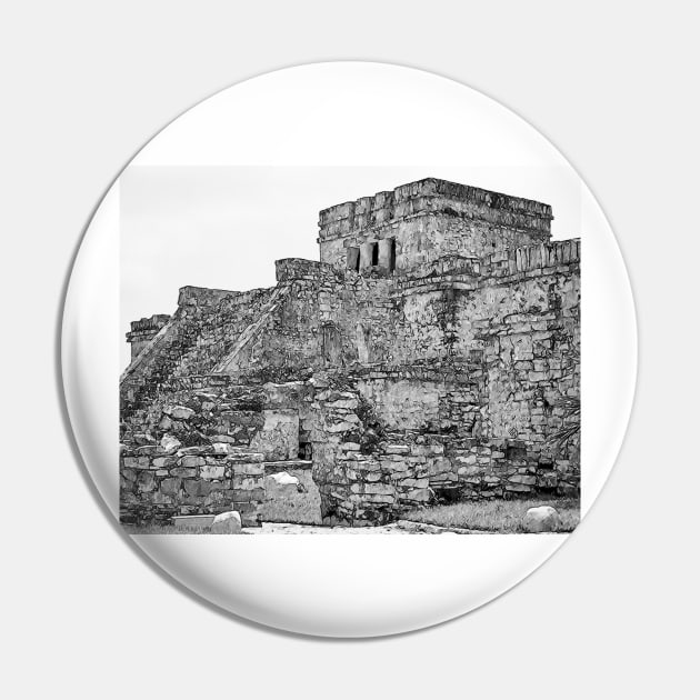 Mayan Ruins Pin by KirtTisdale