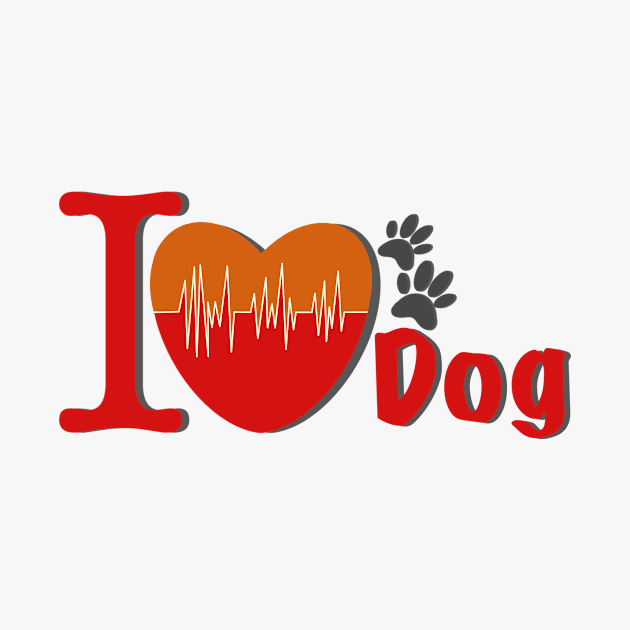 I love dog by santhiyou