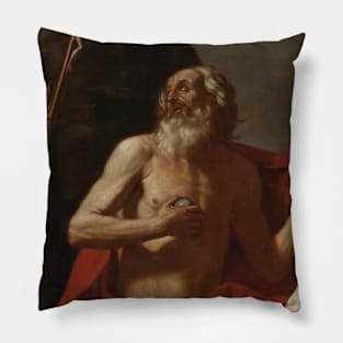 Saint Jerome by Guercino Pillow