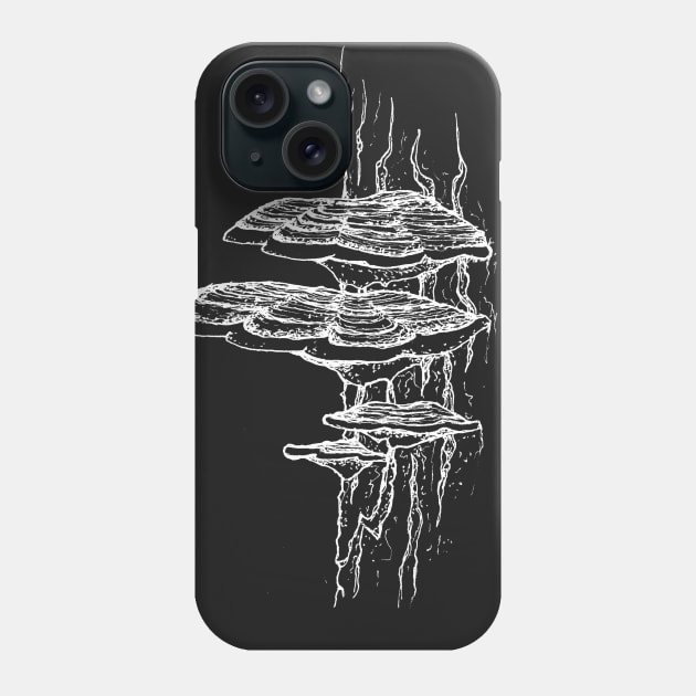 Turkey Tail Mushrooms Phone Case by mycologist