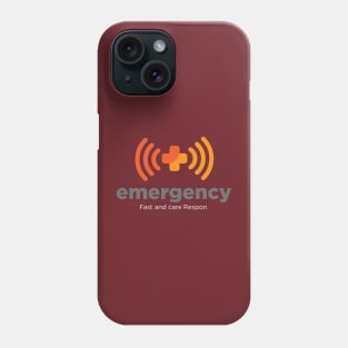 emergency for health fast respon Phone Case