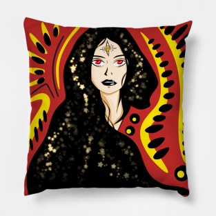 wishful thinking the stars and the future woman ecopop Pillow