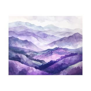 Purple Mountains Nature T-Shirt