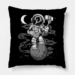 Astronaut Selfie Polkadot DOT To The Moon Crypto Token Cryptocurrency Wallet Birthday Gift For Men Women Kids Pillow