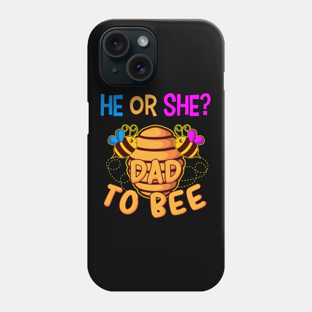 He Or She Dad To Bee Kids Gift Phone Case by Delightful Designs