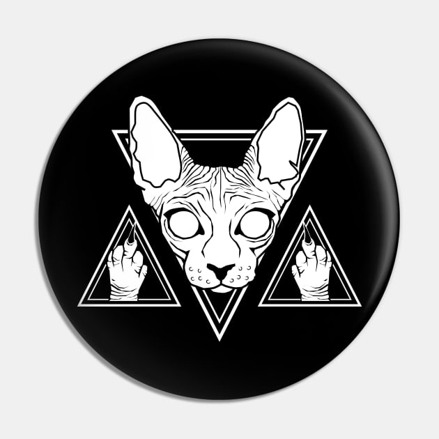 Sassy Sphynx Pin by Von Kowen