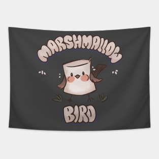 Marshmallow Bird Tapestry