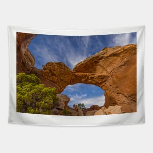 Looking Up Through Broken Arch, Utah Tapestry