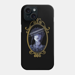 Middle finger wednesday addams Phone Case