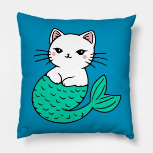 Mermaid Kitty Pillow