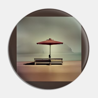 Minimalist Beach Landscape Pin