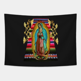 Our Lady of Guadalupe Virgin Mary Zarape 08 Tapestry