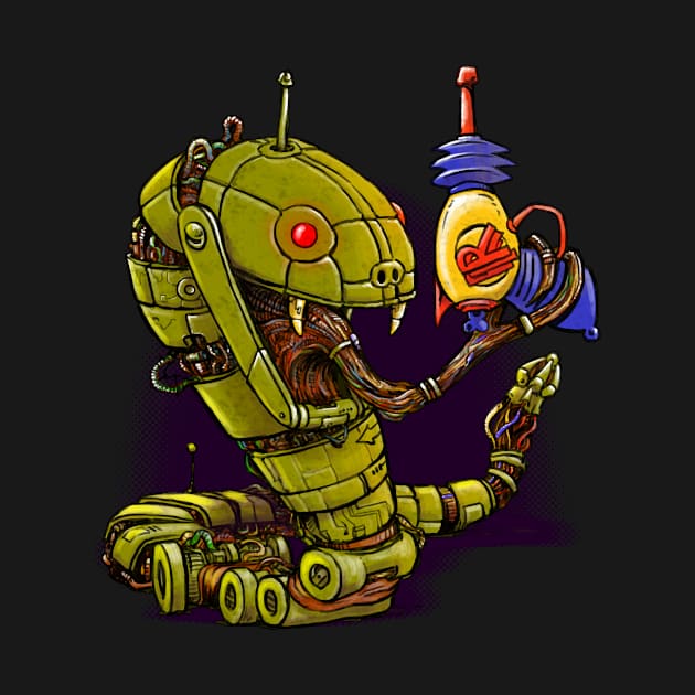 Robot Reptile Raygun! by Bleee