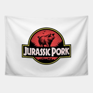 Jurassic Pork! Tapestry