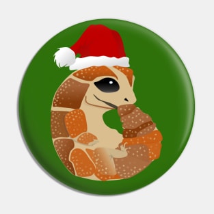 Amos The Christmas Lizard Pin