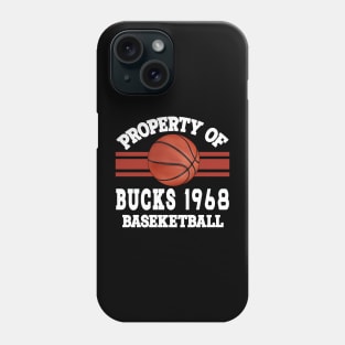 Proud Name Bucks Graphic Property Vintage Basketball Phone Case