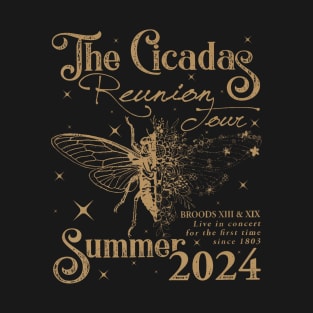 The Cicada Reunion U S Tour 2024 T-Shirt