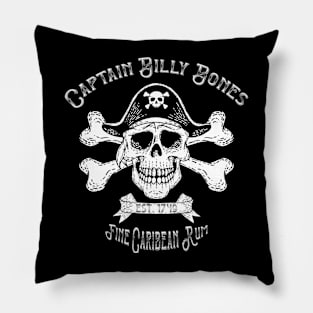 Billy Bones Fine Caribbean Rum Pillow