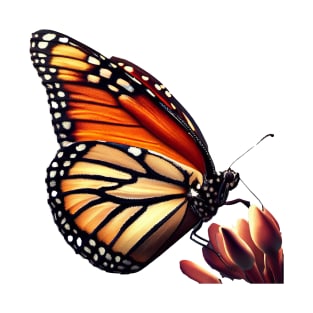 Monarch Butterfly on Flower T-Shirt