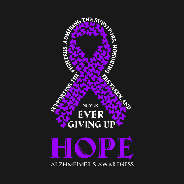 PURPLE RIBBON ALZHEIMERS WOMENS MENS ALZHEIMER AWARENESS Gift by thuylinh8