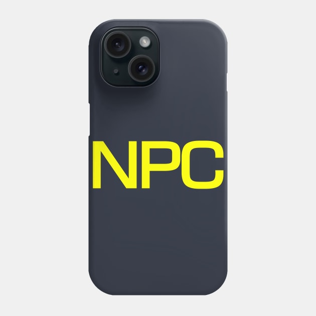 NPC Phone Case by Imp