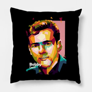 bobby darin pop art Pillow