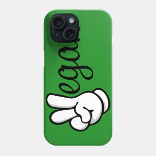 VEGAN hand Phone Case