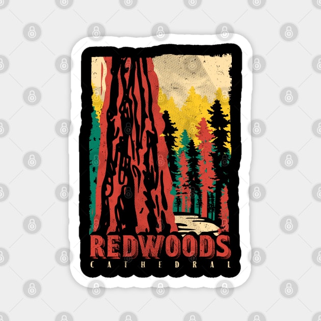 Redwood Cathedral Magnet by Insomnia_Project