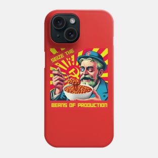 Karl Marx - Seize the beans of production - Communist Manifesto Phone Case