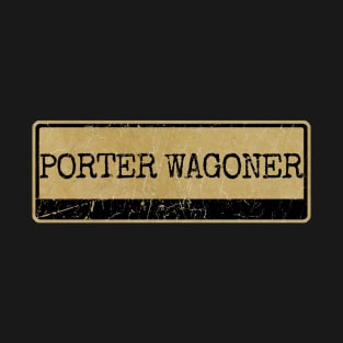 Aliska, text black retro - Porter Wagoner T-Shirt