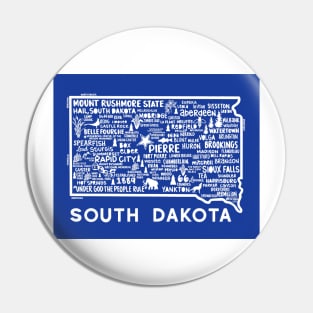 South Dakota Map Pin