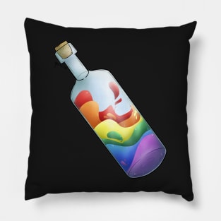 Rainbow Gay Pride Potion Pillow