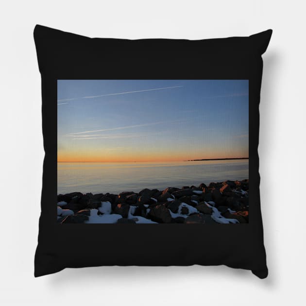 January 4, 2022 Sunset Pillow by ToniaDelozier