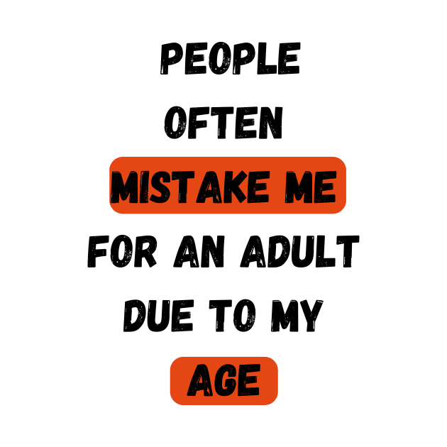 People Often Mistake Me For An Adult Due To My Age by Sam art