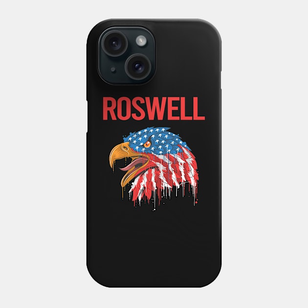 USA Eagle Roswell Phone Case by flaskoverhand