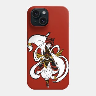 Suzaku from Final Fantasy 14 Lithographic Print Art Phone Case