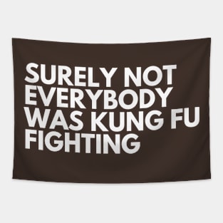 Kung Fu Fighting Tapestry