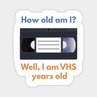 VHS Cassette Nostalgia Magnet