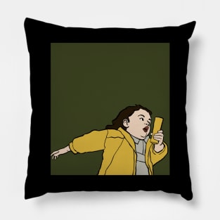 Running Girl Meme Pillow