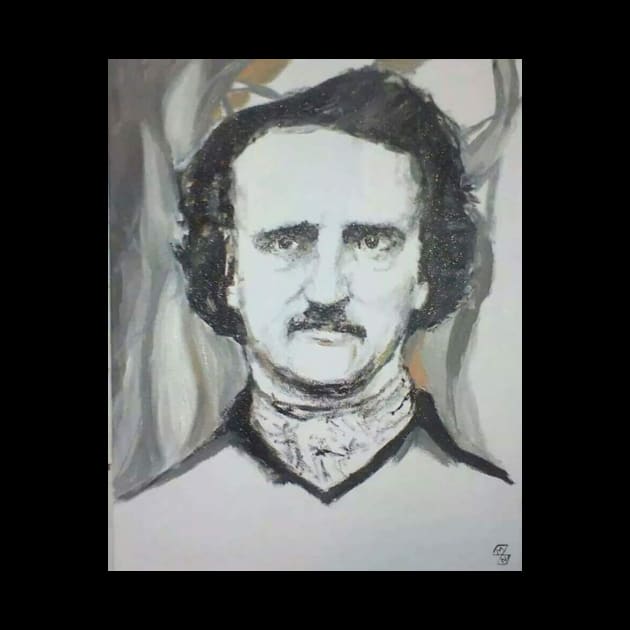 Edgar Allen poe 01 by Mike Nesloney Art