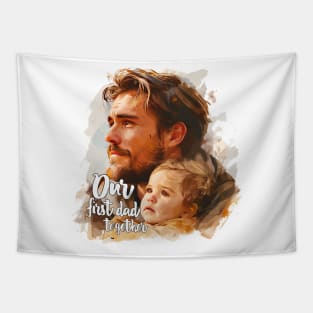 Our First Dad Day Together Tapestry