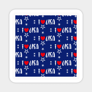 Neck Gaiter America I Heart USA Face Mask Bandana Balaclava Headband Made in the USA Magnet