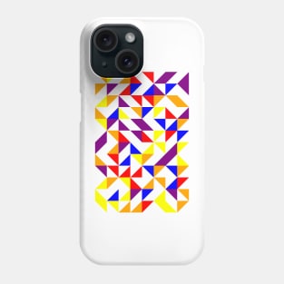 Amazing Geometric Colourful Triangle Pattern #3 Phone Case