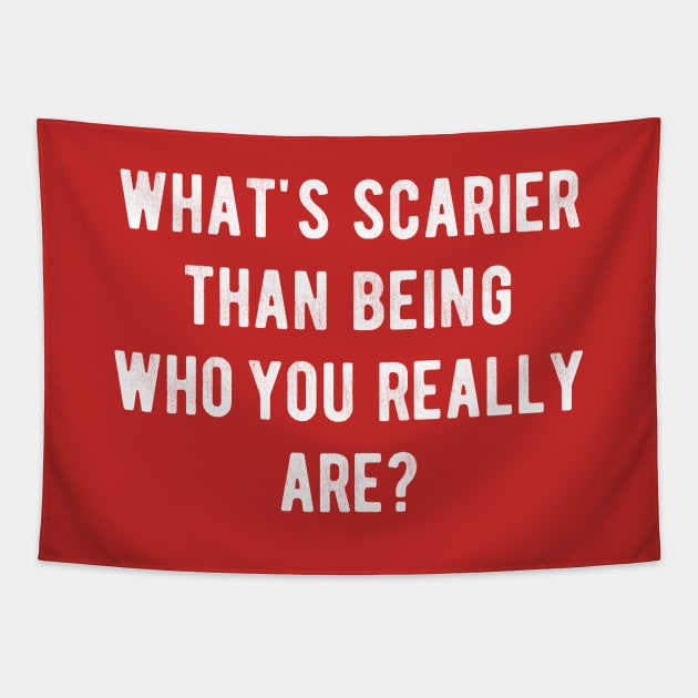 What's scarier than being who you really are? Tapestry by BAJAJU