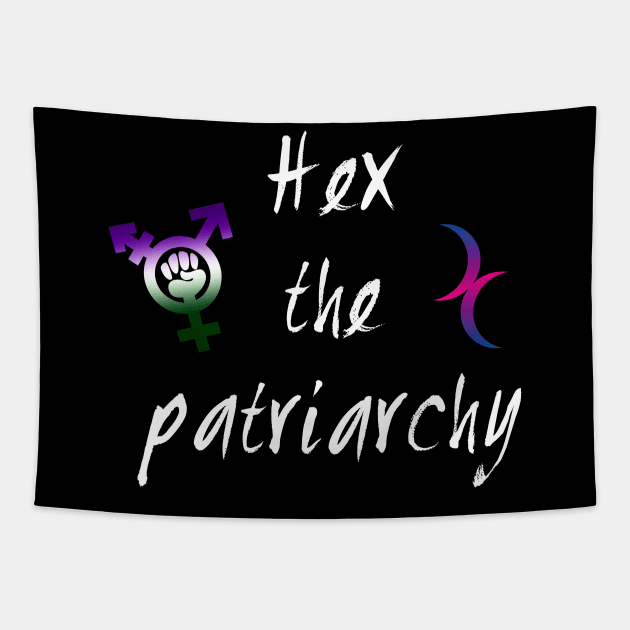 Hex the patriarchy Tapestry by Caliel