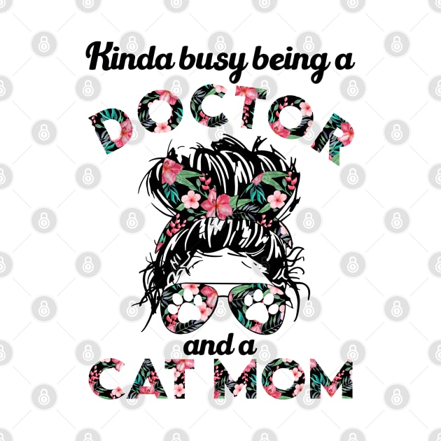 Doctor cat mom funny gift . Perfect present for mother dad friend him or her by SerenityByAlex