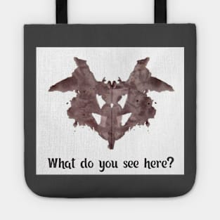 Rorschach test. What do you see here Tote