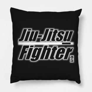 BJJ White Belt Jiu Jitsu Fighter Pillow